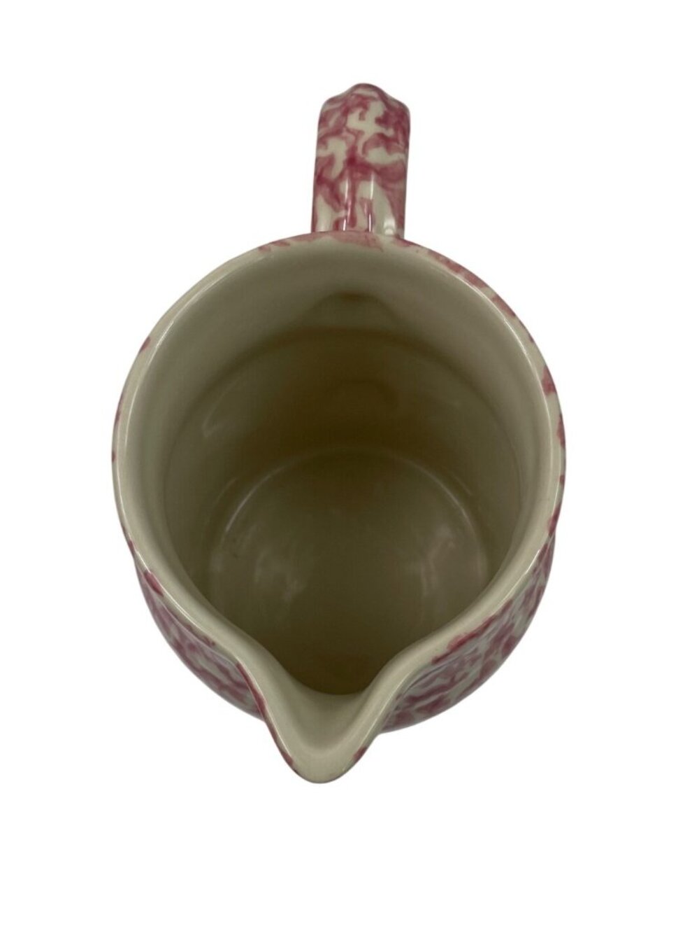 Gerald E Henn Red Spongeware 32 OZ Pitcher Stoneware - Picture 8 of 12